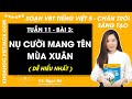 Vở bài tập Tiếng Việt Lớp 5 Bài 3: Nụ cười mang tên mùa xuân
