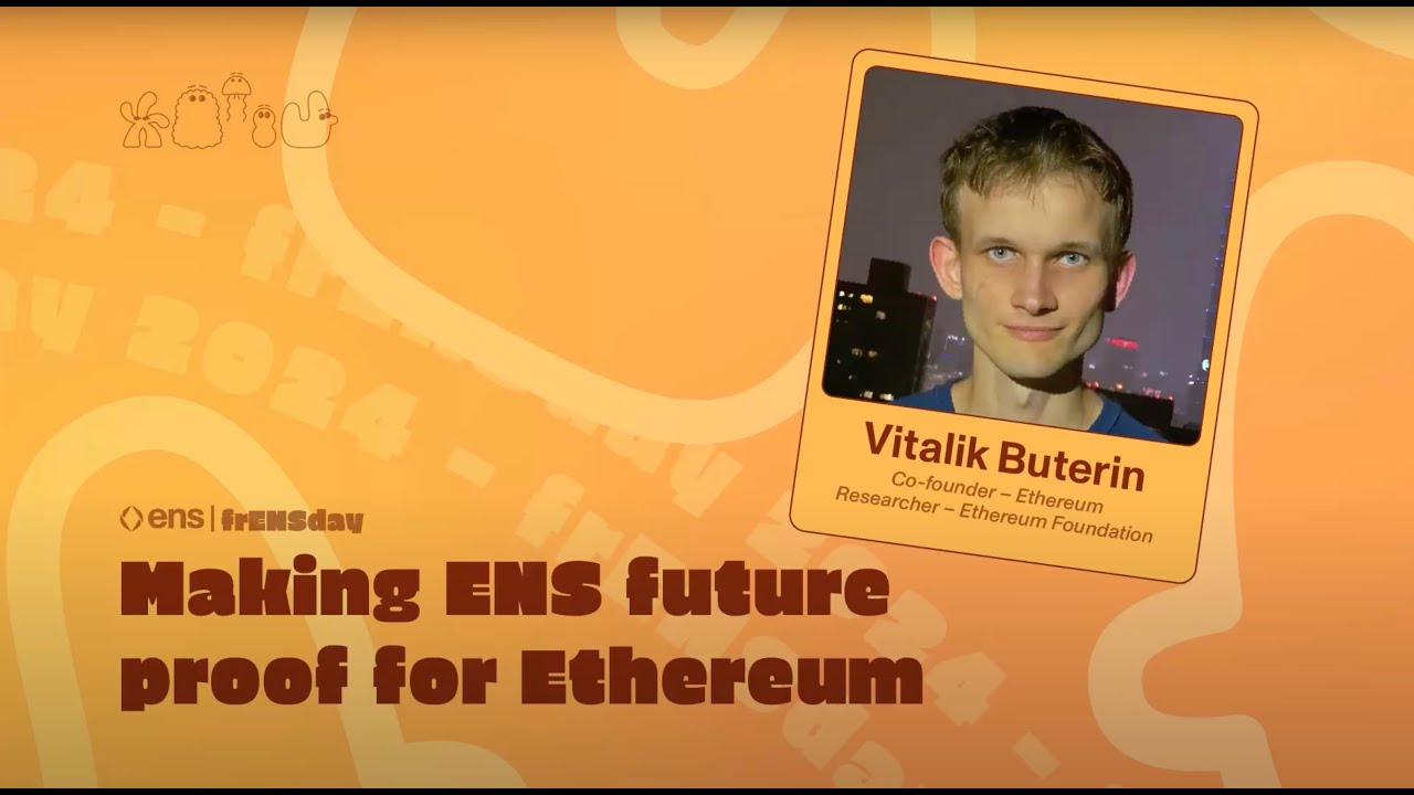 Future of Identity and UX on Ethereum | Vitalik (Main Stage Talk #3)