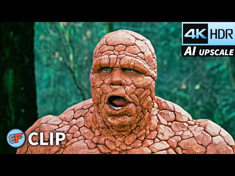 The Thing Scares a Bear Scene | Fantastic Four Rise of the Silver Surfer (2007) 4K HDR Movie Clip