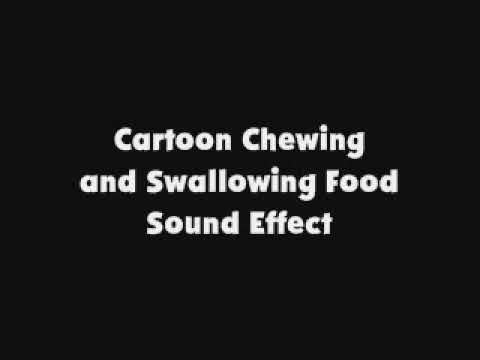 Cartoon Chewing and Swallowing Food SFX