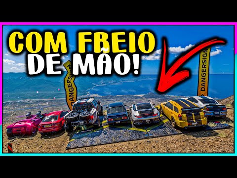 DESCENDO A LADEIRA SÓ COM FREIO DE MÃO - FORZA HORIZON 5