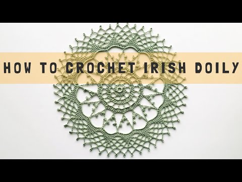 How to crochet Irish doily