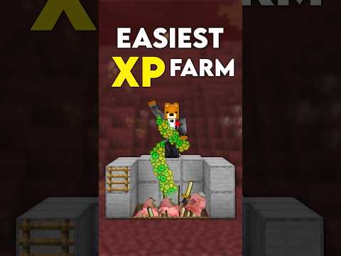 Minecraft Easiest XP Farm (XP Farm Tutorial) | #Shorts