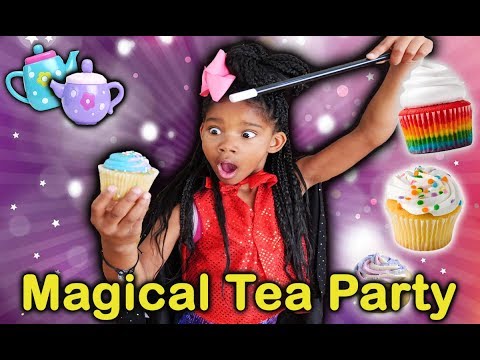 Savannah's Magic Tea Party | Kids pretend  play tea party set