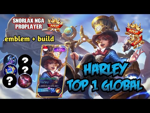 Brutal Harley Mid Lane Best build 2021!! - Top 1 Global Harley by SNORLAX NGA | Mobile Legends