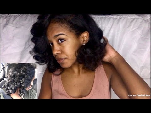 The BEST Quick & Easy Pin Curls Ever!