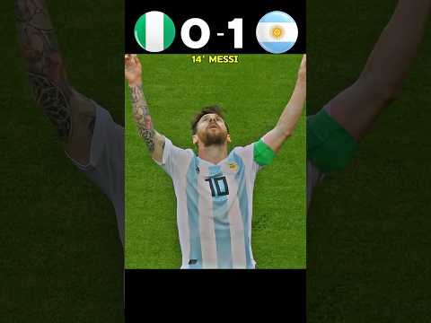 Argentina vs Nigeria World Cup 2018