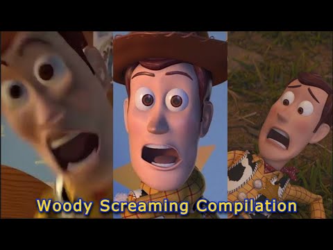 Toy Story Woody Screaming Compilation