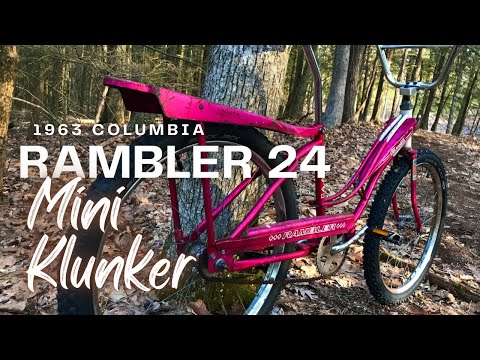 Mini Klunker Bicycle Build - Vintage 1963-ish Columbia Rambler 24