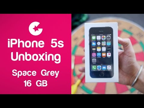 Apple iPhone 5s Unboxing 2016 - 2017 ( Space Grey - 16GB ) Video