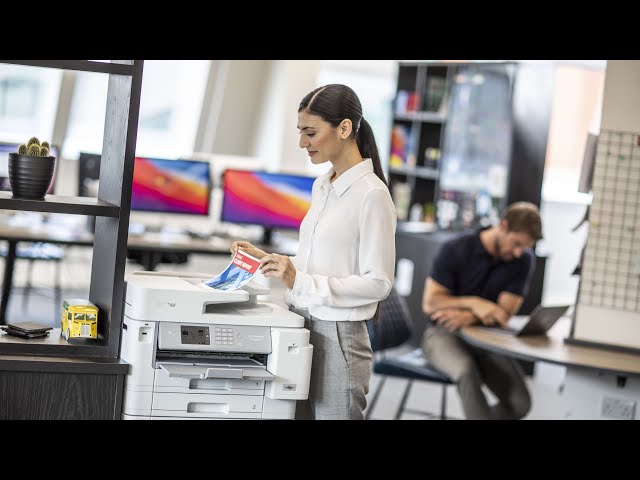 Multifunções Brother MFC-J5955DW Jato de Tinta Cor WiFi Fax Duplex A3 video