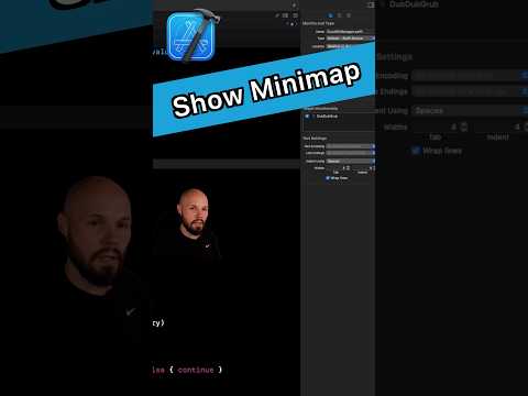 Xcode Tip - Show Mini Map #iosdeveloper #swift #xcode thumbnail