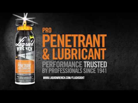 LIQUID WRENCH® Pro Penetrant & Lubricant powered by FlashSight™ TECHNOLOGY