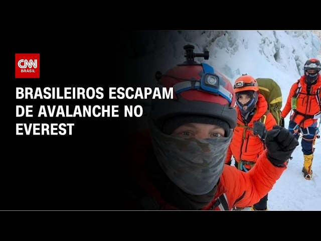Everest: Brasileiros escapam de avalanche durante escalada; veja vídeos   AGORA CNN