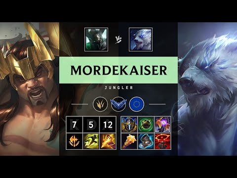 Mordekaiser Jungle vs Volibear - EUW Diamond Patch 25.18