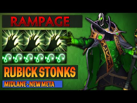 DOTA 2 RUBICK on MIDLANE by high level player IMMORTAL in GREAT WIZARD - Grandmaster Highlights