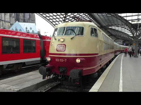 (HD) DB 103113 at Köln Hbf - 17/6/17 - Sonderzug