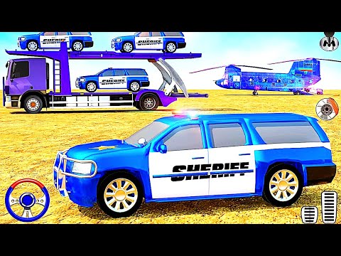 Offroad Police Transporter Truck 2020-Police Truck Car Games Simulator -Best Android IOS Gameplay