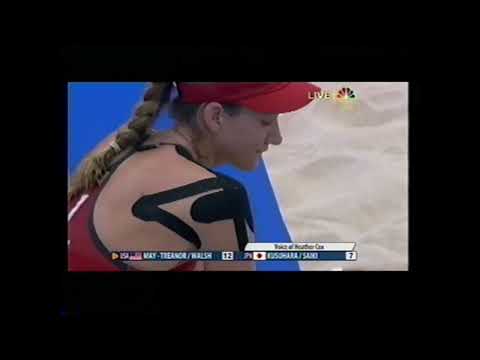 Women's Beach Volleyball Kerri Walsh Misty May-Treanor vs Japan 2008 Olympics