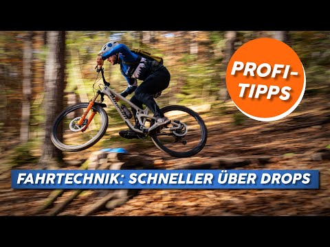 Fahrtechnik für Profis - Wegdrücken & schneller über Drops - Tipps für den Mini-Scrub