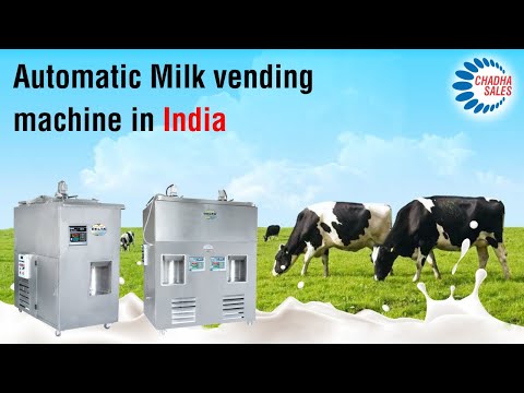 Automatic Milk Vending Machine 100 Ltrs Stationery Type