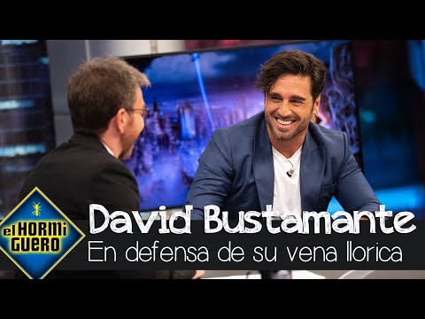 David Bustamante se defiende de su fama de llorica: "Al principio me escocía" - El Hormiguero
