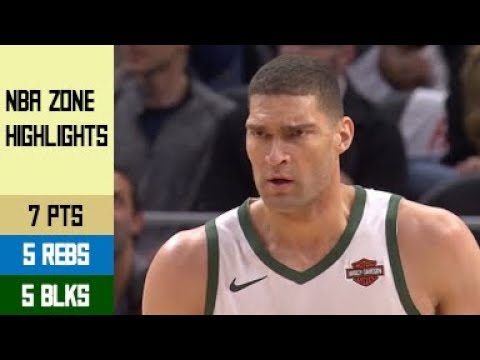 Brook Lopez Highlights vs Pistons FRG4 - 7 Pts, 5 Rebs, 5 Blks (23.04.19)