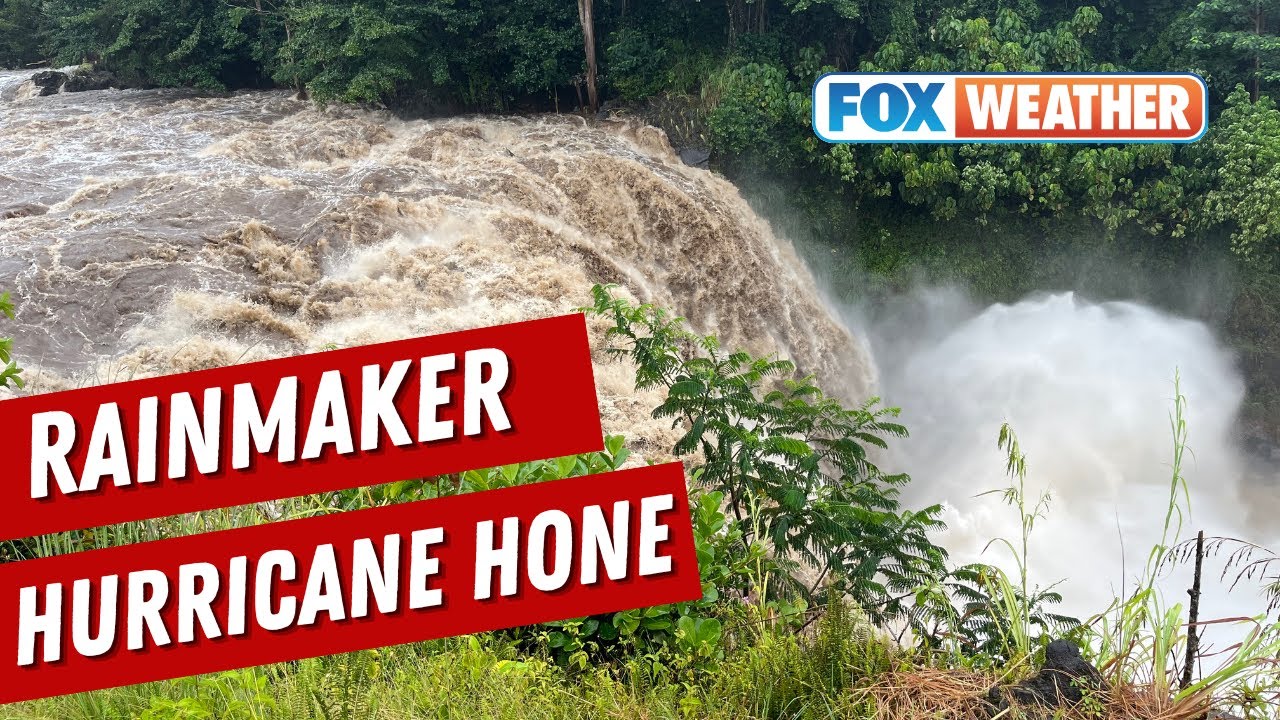 Hurricane Hone Passes South Of Hawaii Bringing Intense Rainfall, Big Surf