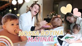 ROTINA MATINAL EM FAMILIA