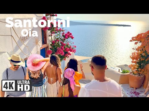 Oia, Santorini Greece 🇬🇷 - September 2022 - 4K HDR 60fps - Walking Tour