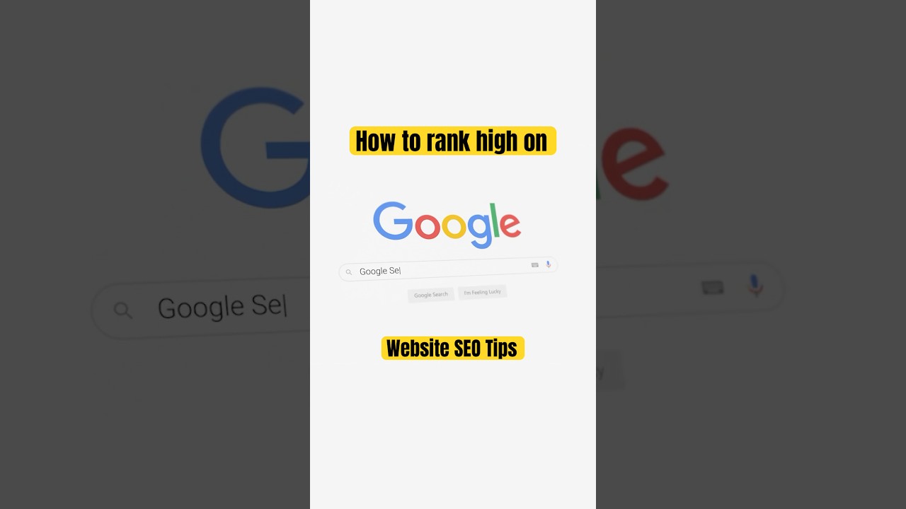 How to Rank No. 1 on Google