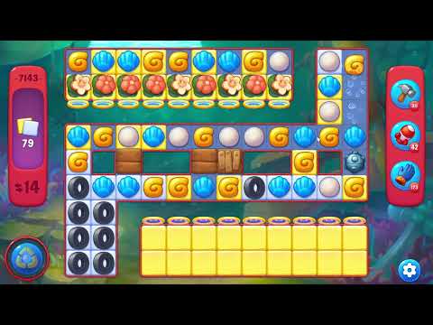 Fishdom 7143 Hard Level - 21 moves - NO BooSTERS