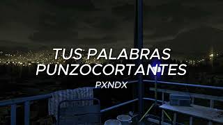 PXNDX - Tus Palabras Punzocortantes/ Lyrics