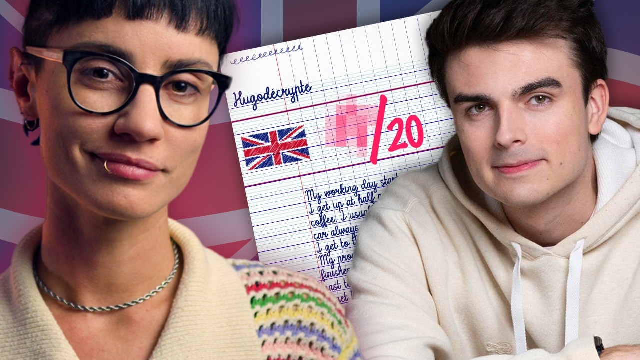 HugoDécrypte parle-t-il bien Anglais ? Je le note sur 20 !