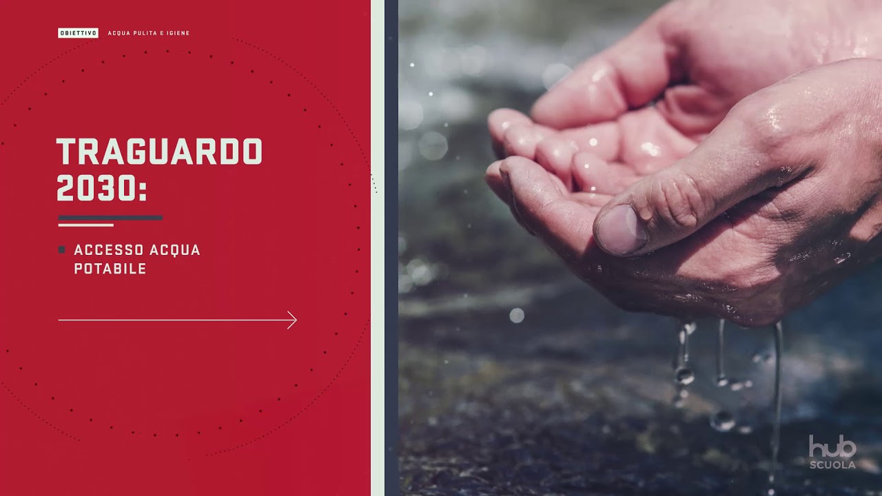 Obiettivo n°6 - Acqua pulita e igiene