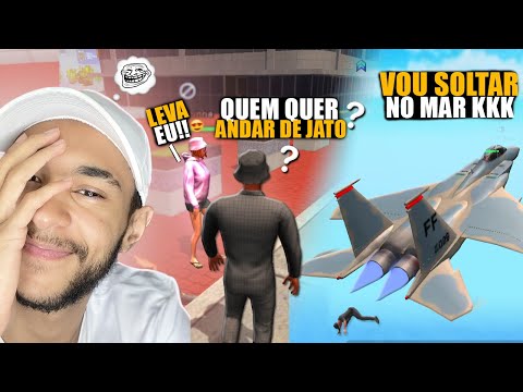 VICE ONLINE - TROLEI OS INICIANTES SOLTANDO ELES NO MEIO DO MAR USANDO O JATO KKKK