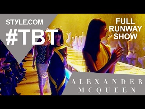 Alexander McQueen’s Spring 1998 Golden Shower Collection-Full Runway Show-Style.com