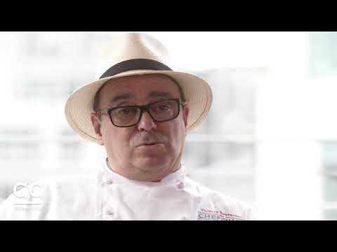 Chef Thierry sears Olive Wagyu