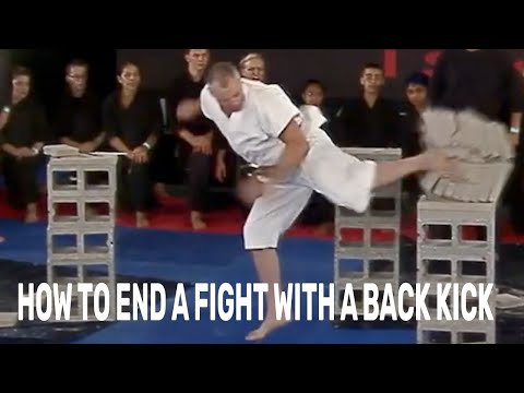 How To End A Fight With A Back Kick With Chip Townsend
