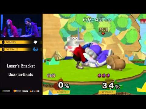 PG  Wobbles vs Tempo  Westballz   Losers Quarters   Battle of the Five Gods