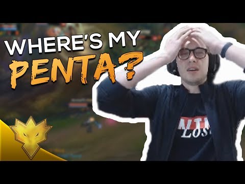 TSM Bjergsen - WHERE'S MY PENTA? - League of Legends Funny Stream Moments & Highlights