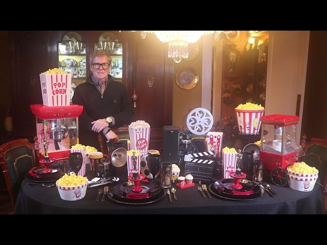 Vídeo relacionado con Decoraciones de la Noche de Cine, Telón de Fondo Movie Night, Now Showing Tablecloth Mantel, para la Fiesta de la Noche de la película Alfombra roja Suministros de la Fiesta de cumpleaños