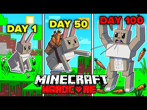 1000 Days as a Rabbit in Hardcore Minecraft