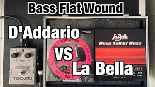Video thumbnail for D'Addario VS La Bella【Bass Flatwound】 by Bassist Naoto Tada