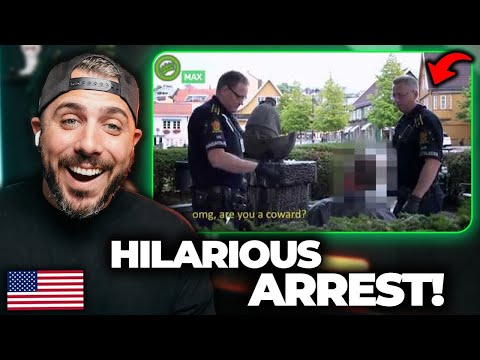 American Reacts to Norway’s Funniest Arrest Ever 😂