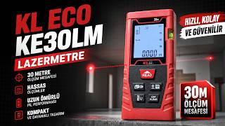 KLPRO, KLECO KE30LM Lazer Mesafe Ölçer (lazer metre) inceleme videosu