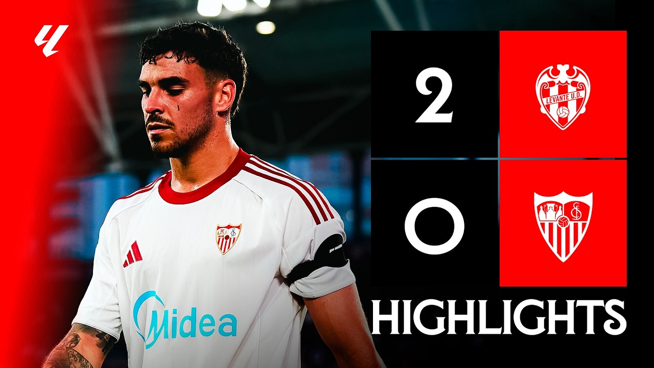 4월 24일  레반테 UD VS 세비야 FC축구하이라이트