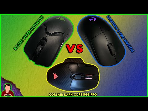 Razer Viper Ultimate vs Logitech G Pro Wireless Vs Corsair Dark Core RGB Pro - Totally Unfair