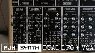 Video thumbnail for Eurorack Modulation with AJH Synth Dual LFO + VCA by DreamsOfWires