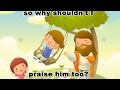 Birdies in the treetops | lyrics | kid worship song